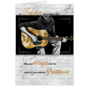 Music Teacher Appreciation Guitarist