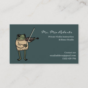 Music Teacher Buisness Card