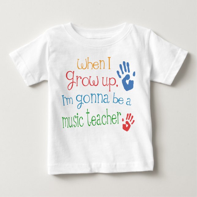 Music Teacher (Future) Infant Baby T-Shirt (Front)