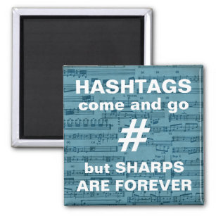 Music Teacher Gift, funny quote, sheet music Magnet