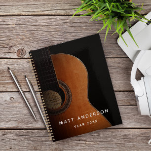 Music Teacher Guitar Musician Modern 2026 Planner