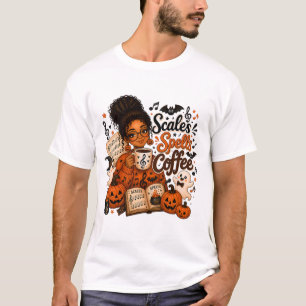 Music Teacher Halloween Scales Spells Shirt