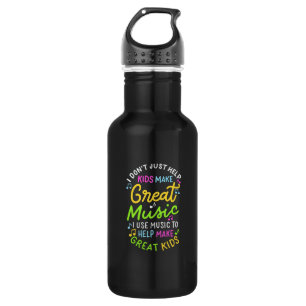 Music Teacher - Help Kids Make Music Gift 532 Ml Water Bottle