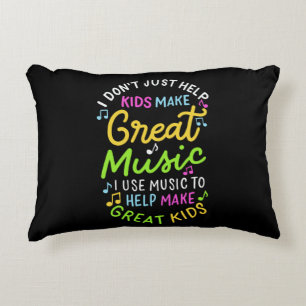 Music Teacher - Help Kids Make Music Gift Decorative Cushion