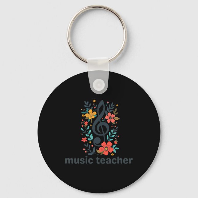 Music Teacher Key Ring (Front)