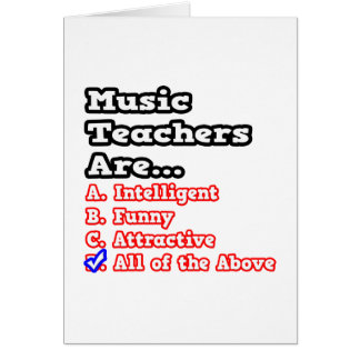 Music Teacher Quiz...Joke