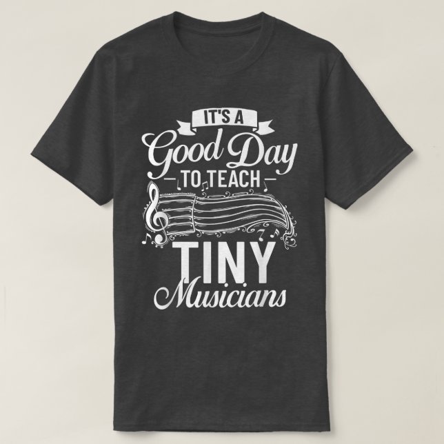 Music Teacher Quotes Lesson Musician Singer Apprec T-Shirt (Design Front)