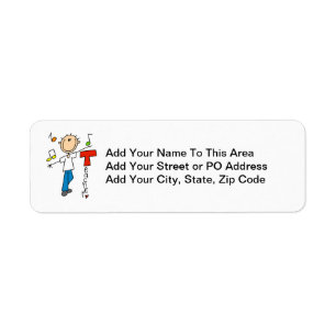 Music Teacher Return Address Label