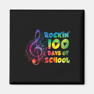 Music Teacher -rockin 100 Days Of School Music Key Magnet
