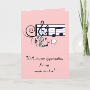 Music Teacher Thank You