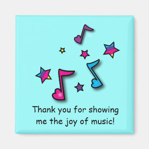 Music Teacher Thank You Magnet