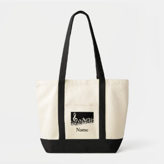 Music Teacher Tote Bag Template