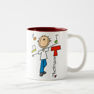 Music Teacher Two-Tone Coffee Mug