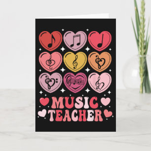 Music Teacher Valentine's Day Musical Notes Hearts