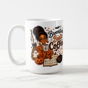 Music Teacher Witch Halloween Coffee Lover Large Mug
