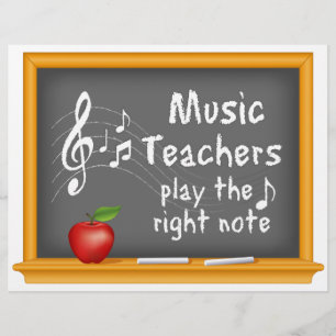 Music Teachers Play the Right Note Flyer