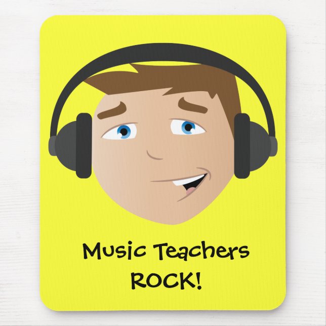 Music Teachers Rock! Mouse Pad (Front)