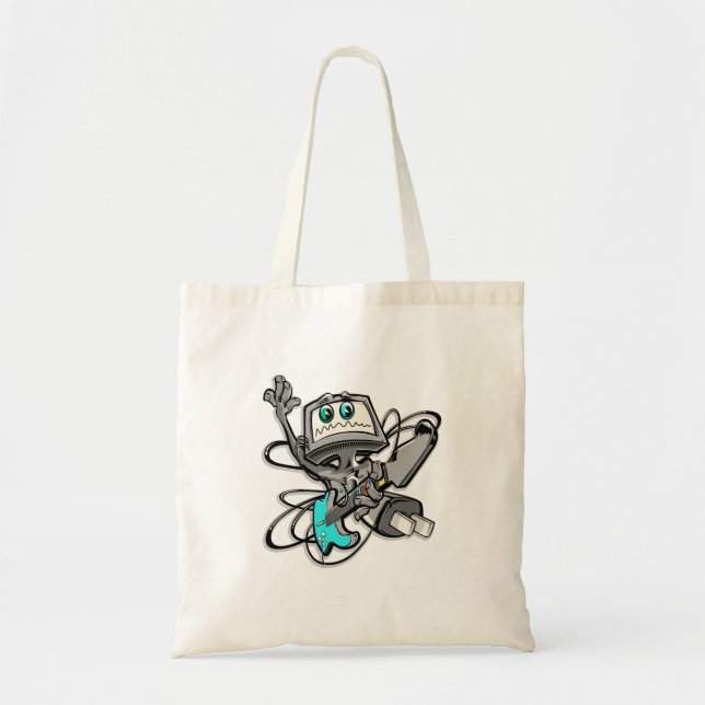 Music techno tote bag (Front)