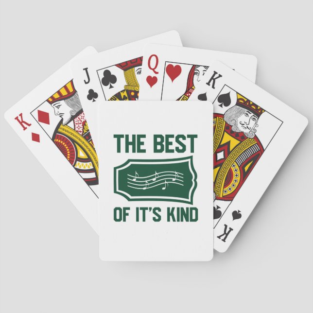 Music The Best Of It Is Kind Playing Cards (Back)