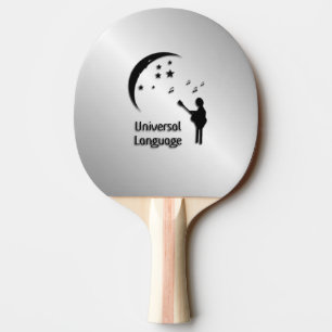 Music the Universal Language Ping Pong Paddle