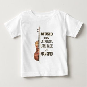 Music The Universal Language Ruffle Tee