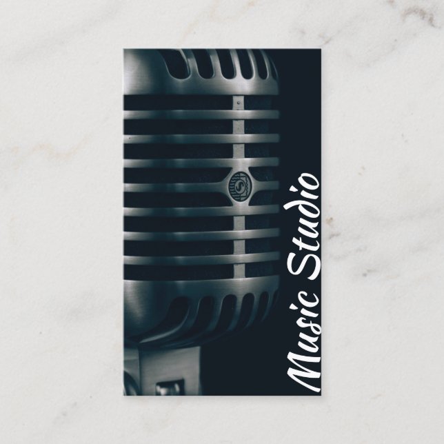 Music Theme Business Card (Front)