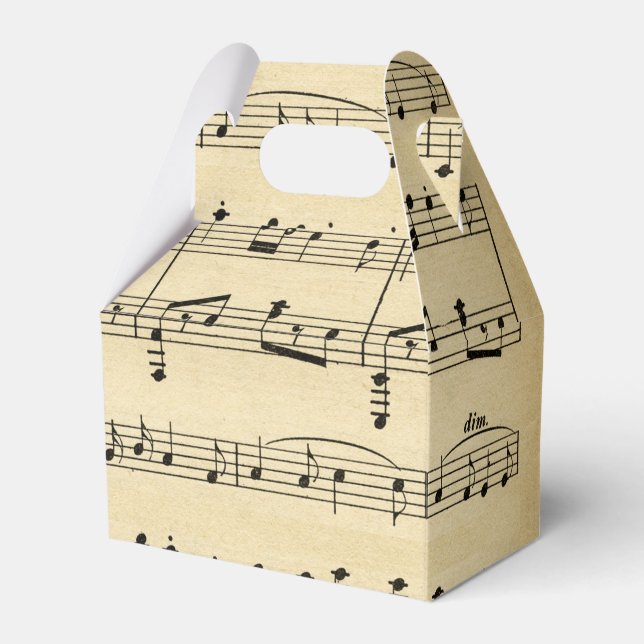 Music Theme Favour Box (Front Side)