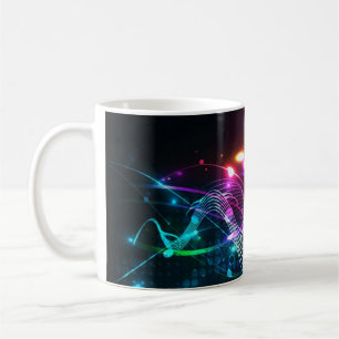 Music Theme Musical Notation Design Coffee Mug