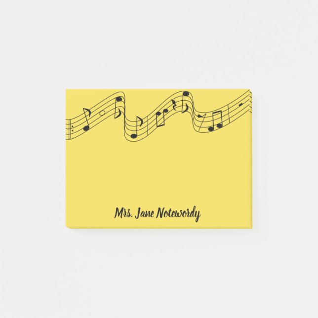Music Theme Post it Notes (Front)