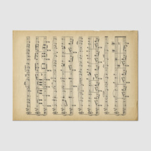 Music Theme Tissue Paper