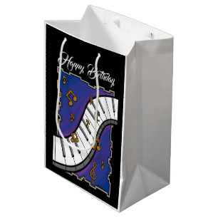Music themed gift bag