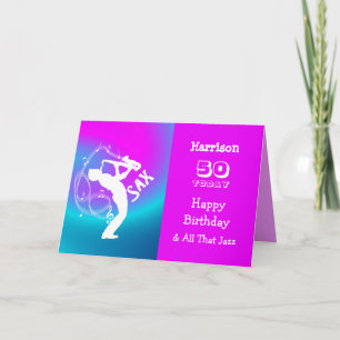 Music Themed Happy Birthday Card