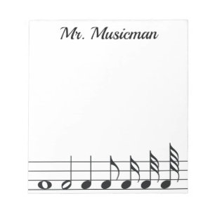 Music Themed Notepad