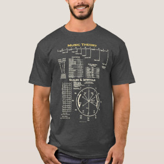 Music Theory Cheat Music Composer Musician T-Shirt