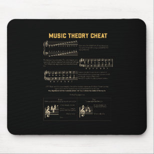Music Theory Graphic Mouse Pad