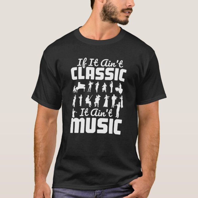 Music Theory Musician Music Teacher Classic Music  T-Shirt (Front)