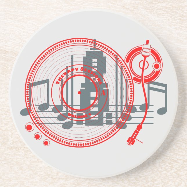 Music Therapy Sessions Coaster (Front)
