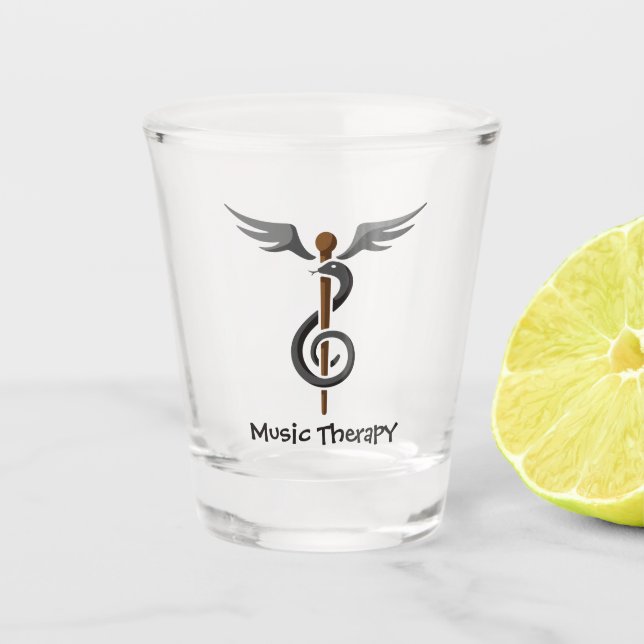 Music Therapy Shot Glass (Front)