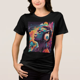 Music Therapy t-shirt Tri-Blend Shirt