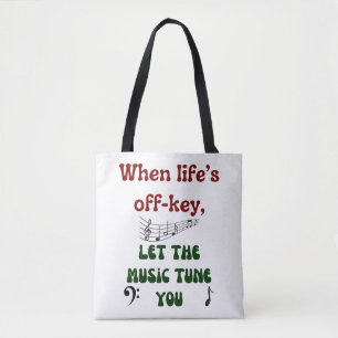 Music Therapy: Tote Bag