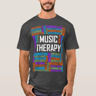 Music Therapy Words T-Shirt