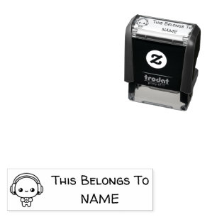 Music This Belongs to Self-inking Stamp