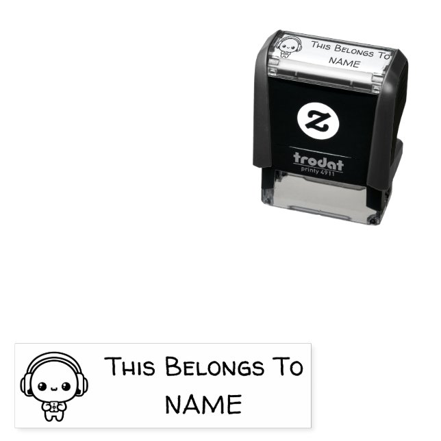 Music This Belongs to Self-inking Stamp (In Situ)