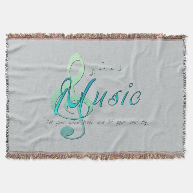 Music Throw Blanket (Front)