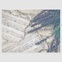 Music Tissue Paper Decoupage Gift Wrap