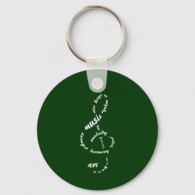 music to my ears key ring (Front)
