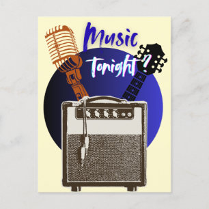 Music Tonight ? Holiday Postcard