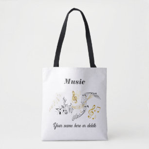 Music Tote Bag - Personalised