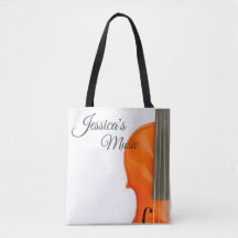 Music Tote Bags for Violin Players