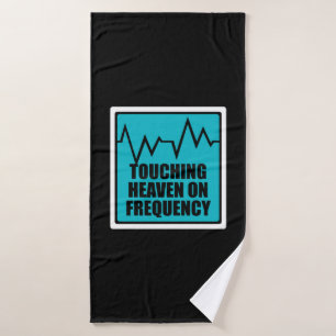 Music Touching Heaven On Frequency Bath Towel